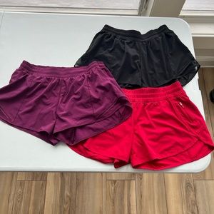 Set of 3 lululemon shorts
